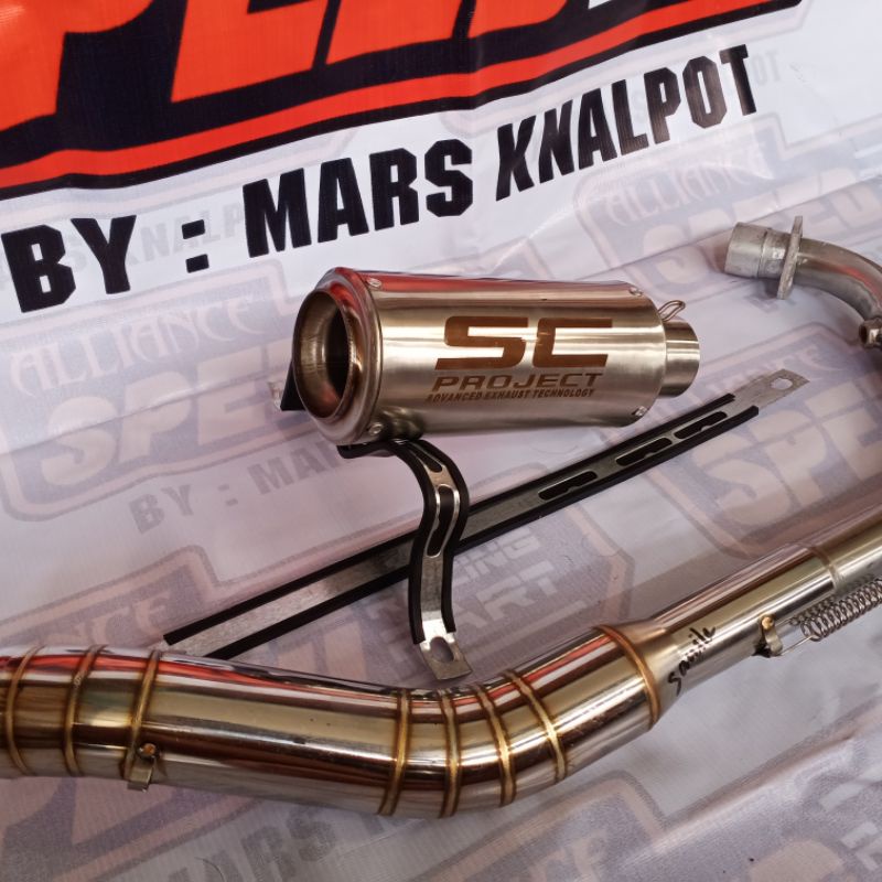 Knalpot SC PROJECT CBR 250R NINJA 250 SL RR MONO PULSAR 200NS