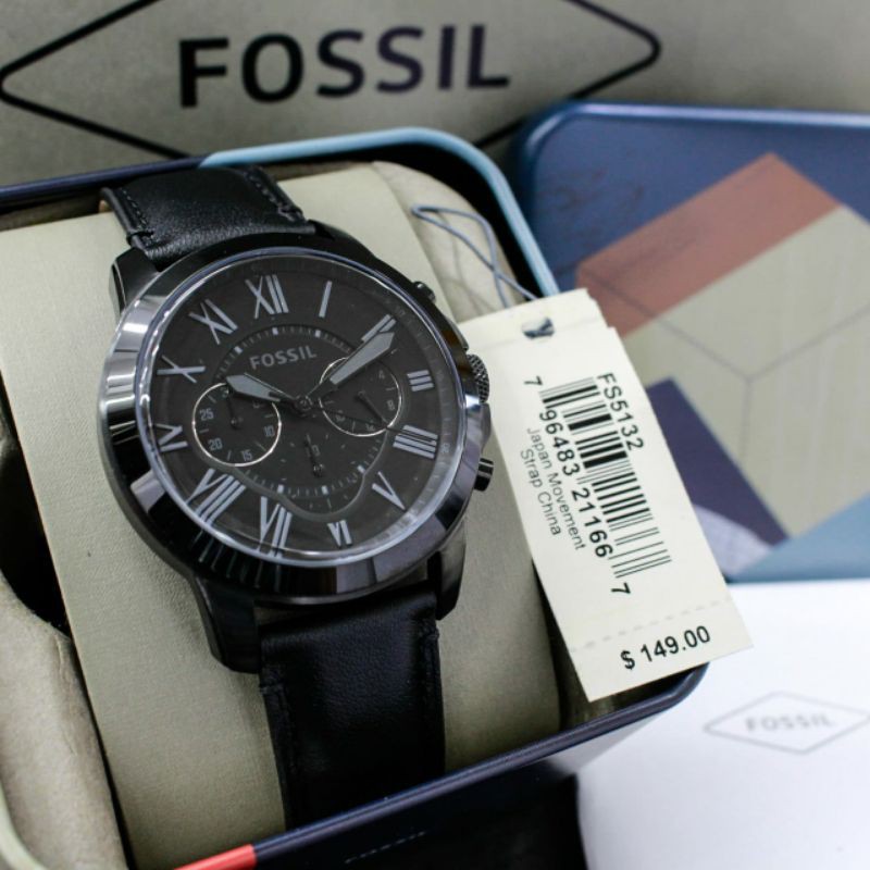 Fossil FS5132 Original Chronograph Black Jam Tangan Pria