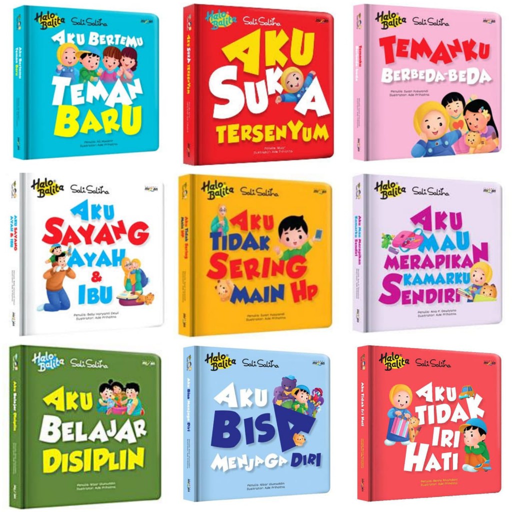 Buku board book muslim anak Seri Sali Saliha Bk0066