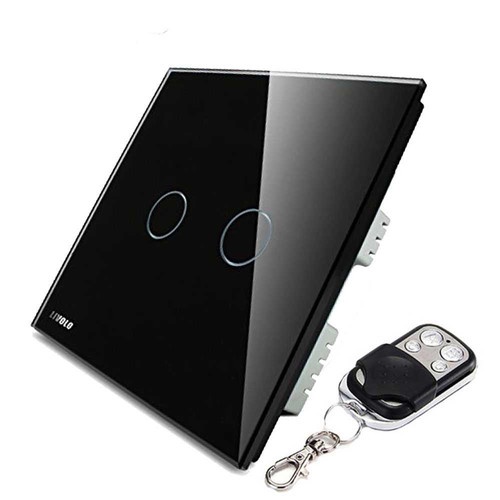PERTUKANGAN PERLENGKAPAN LISTRIK SAKLAR LAMPU RUMAH TOUCH SCREEN WITH REMOTE SWITCH