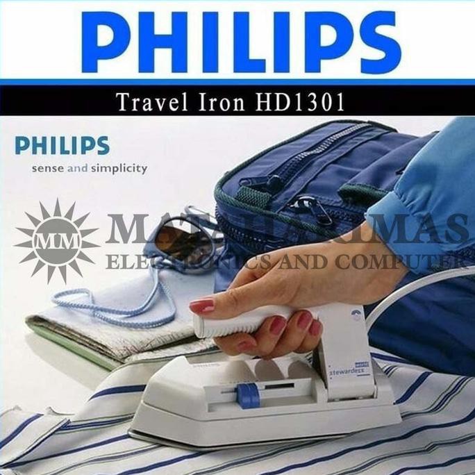 SETRIKA TRAVEL PHILIPS HD 1301/ SETRIKA LIPAT PHILIPS