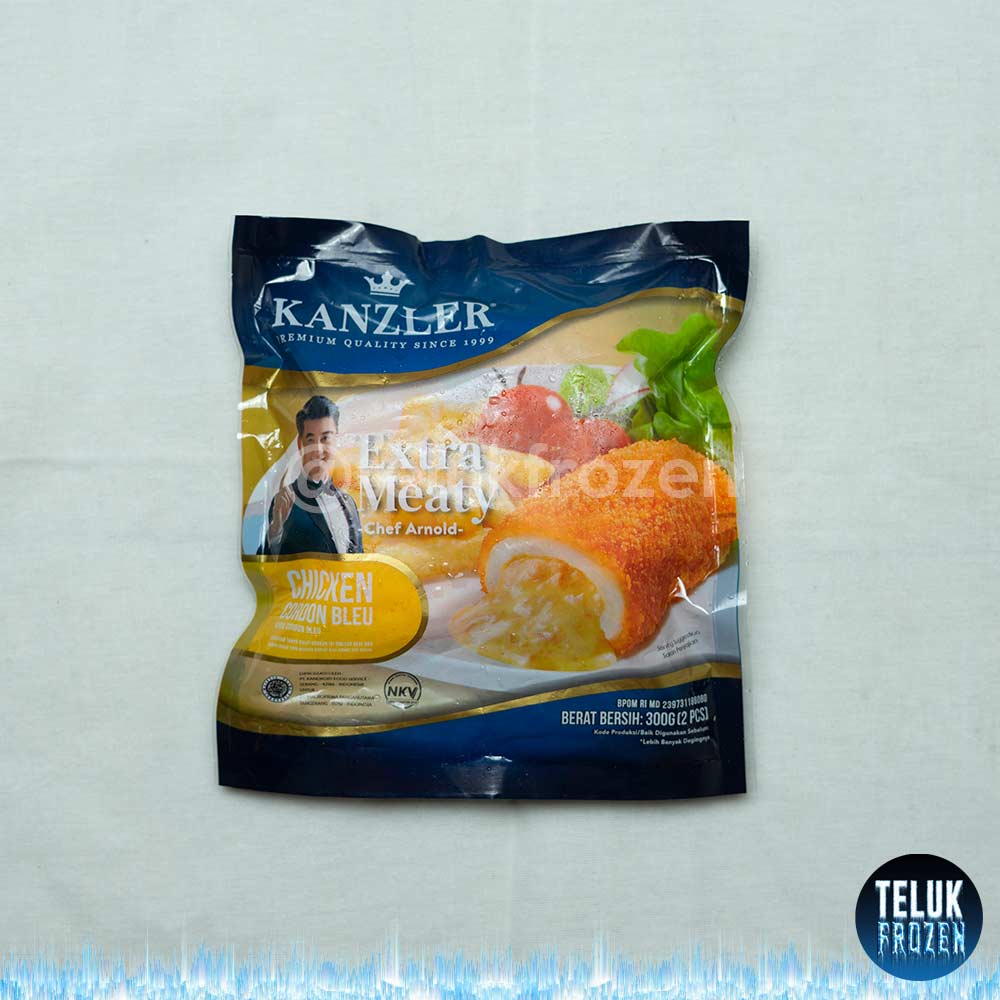 

kanzler chicken cordon bleu ayam isi 2 pcs 300gr 300 g gram meat enak halal lumer