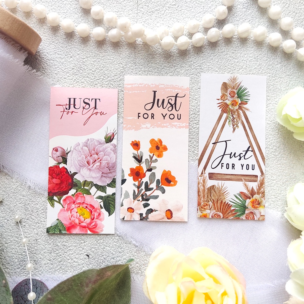 

Sticker Stiker just for you / perekat seal kantong makanan/ souvenir Label Segel Sticker Chromo Glossy Anti Air