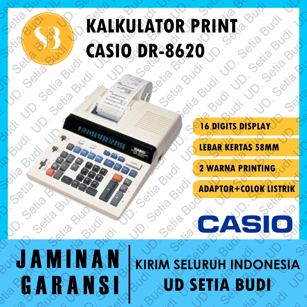 Kalkulator Printing Casio DR-8620