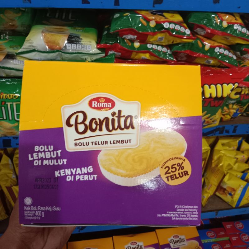 

Yummer l Snack camilan Bonita Bolu Telur 1 pack