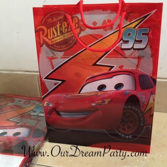 

Tas Souvenir/Goody Bag Plastik Cars Disney