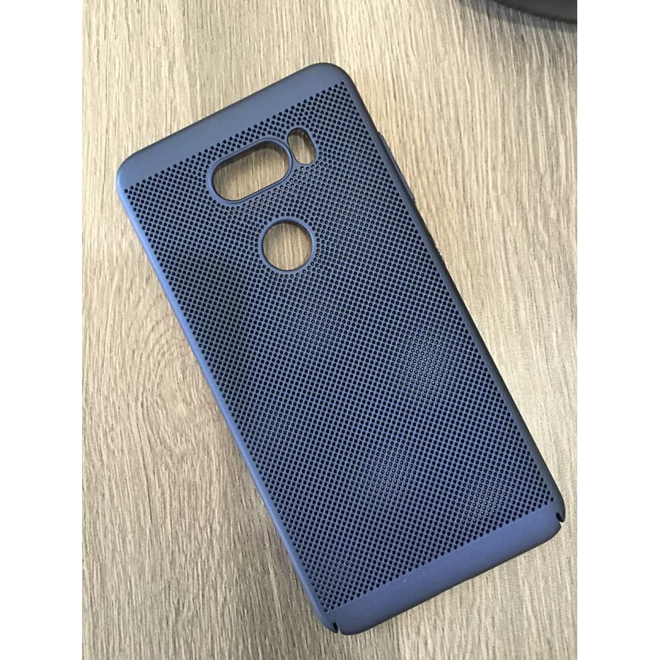 Anti Heat Hard Case LG V30 / V30 Plus 6inch Casing Cool Mesh Perfum - Merah Murah