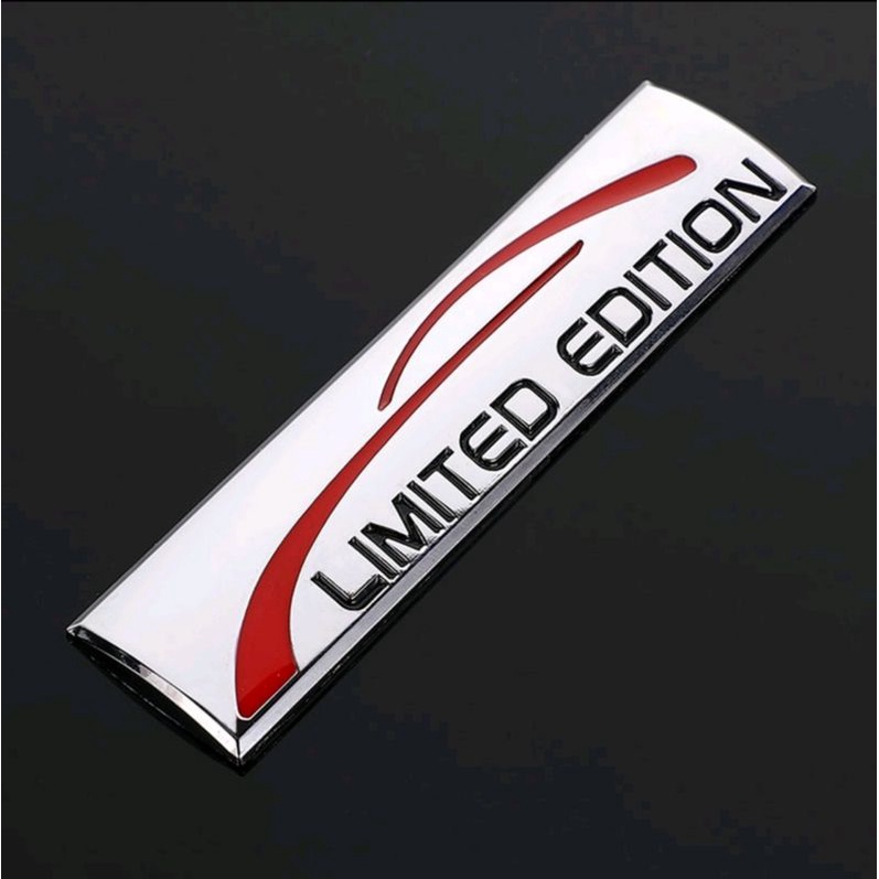 Stiker Emblem Mobil LIMITED EDITION Bahan METAL