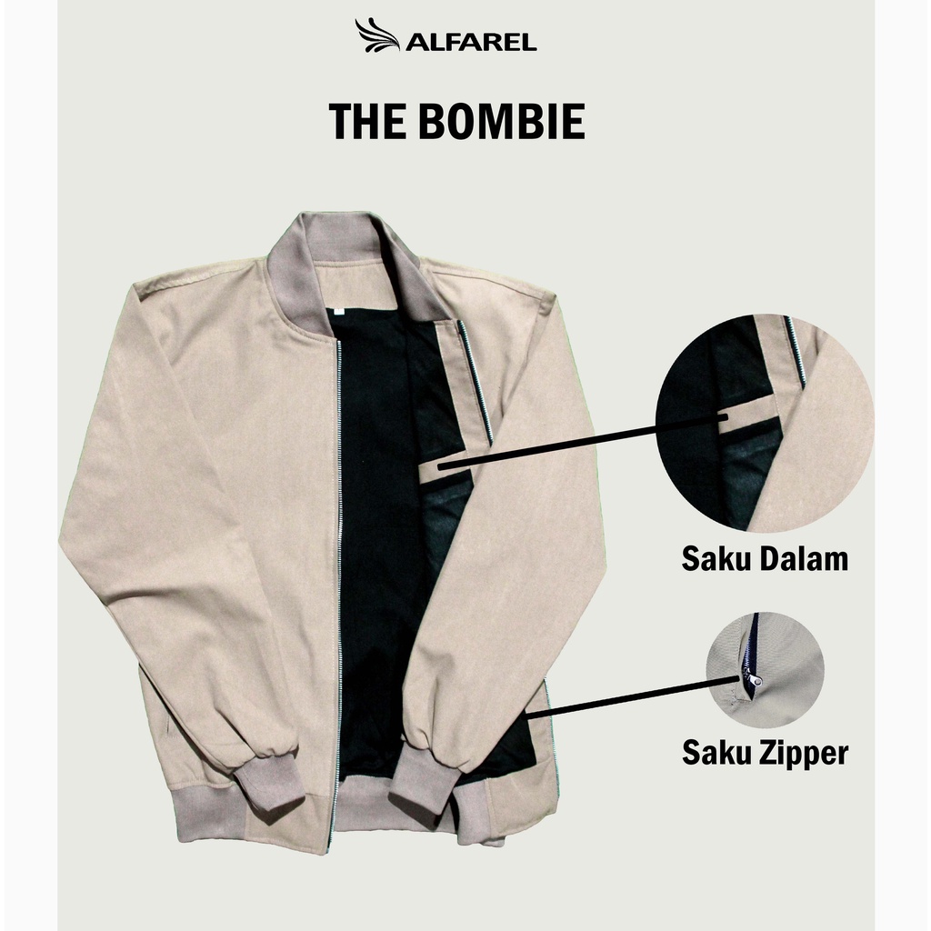 Jaket Bomber Male Casual Baby Canvas Outdoor hangout traveling Ukuran L XL / jaket pria casual