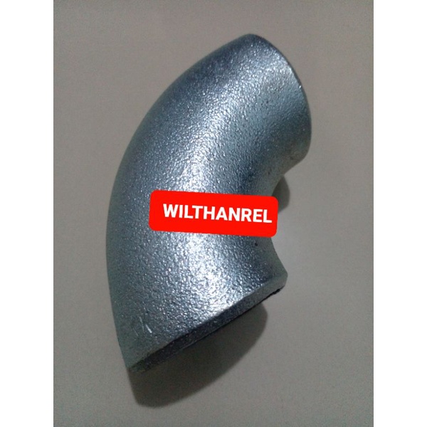 elbow sgp galvanis 4" sambungan pipa