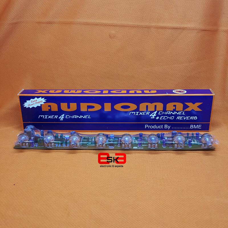 Kit Penguat Mic 4 inpit mic plus echo