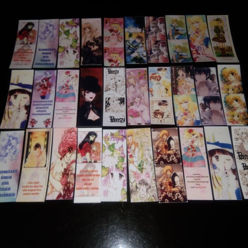 

Bookmark Pembatas Buku Anime Komik Murah