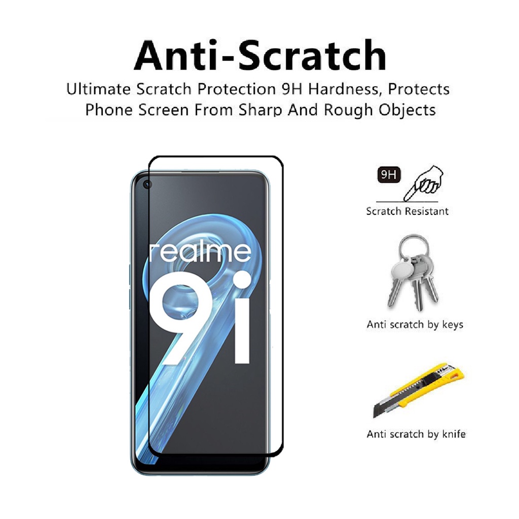 PROMO Paket 3 IN 1 Case Realme 9i Case Fusion Xundd Free Anti Gores Layar &amp; Anti Gores Camera High Quality Protect Camera Handphone