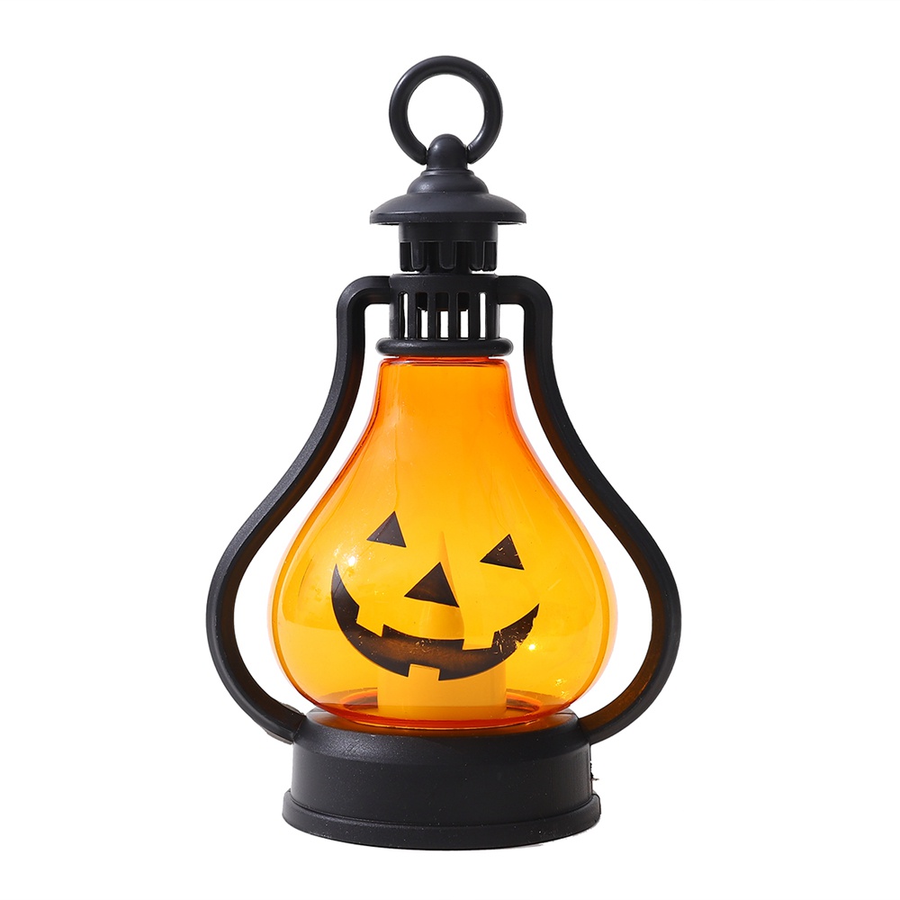 Lampu Lentera LED Bentuk Labu Halloween Untuk Dekorasi