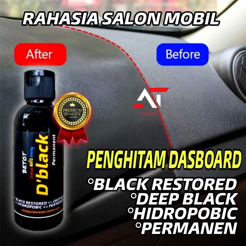 Penghitam Dasboard Mobil Permanen Efek Daun Talas