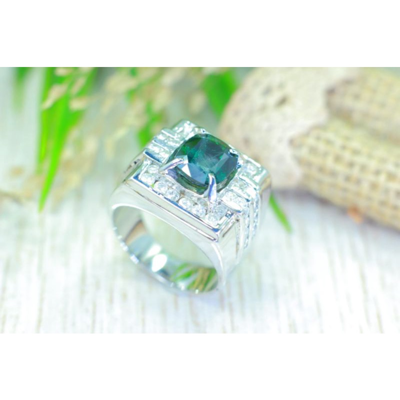 cincin pria terlaris berlapis emas putih