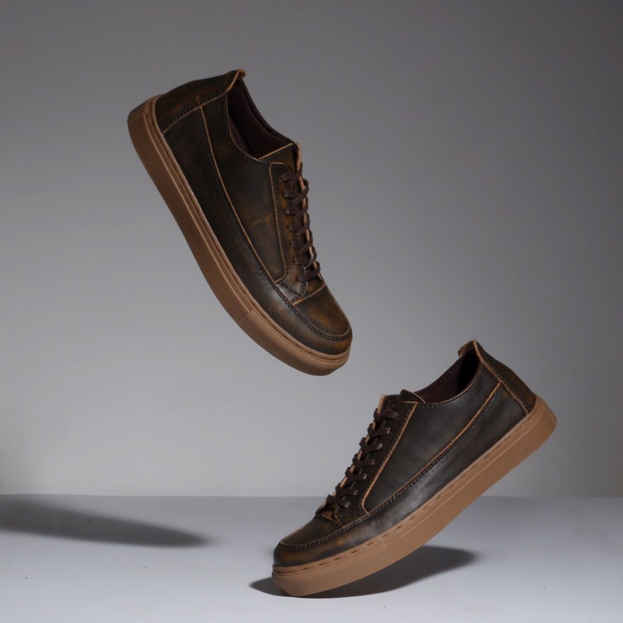 SEPATU SNEAKERS GREATA OLAF ORIGINAL KULIT ASLI