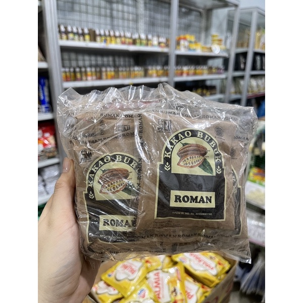 Coklat Bubuk Roman PACK 10pcs x 35gr / Cocoa Powder Roman / Kakao Bubuk 35g