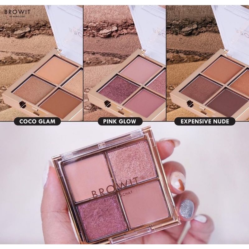 (READY) Browit by Nongchat Eyeshadow Pallete Original Thailand