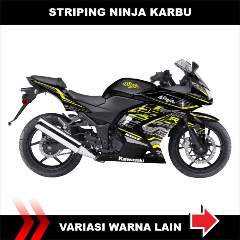STRIPING NINJA KARBU 250/STICKER VARIASI NINJA KARBU 250