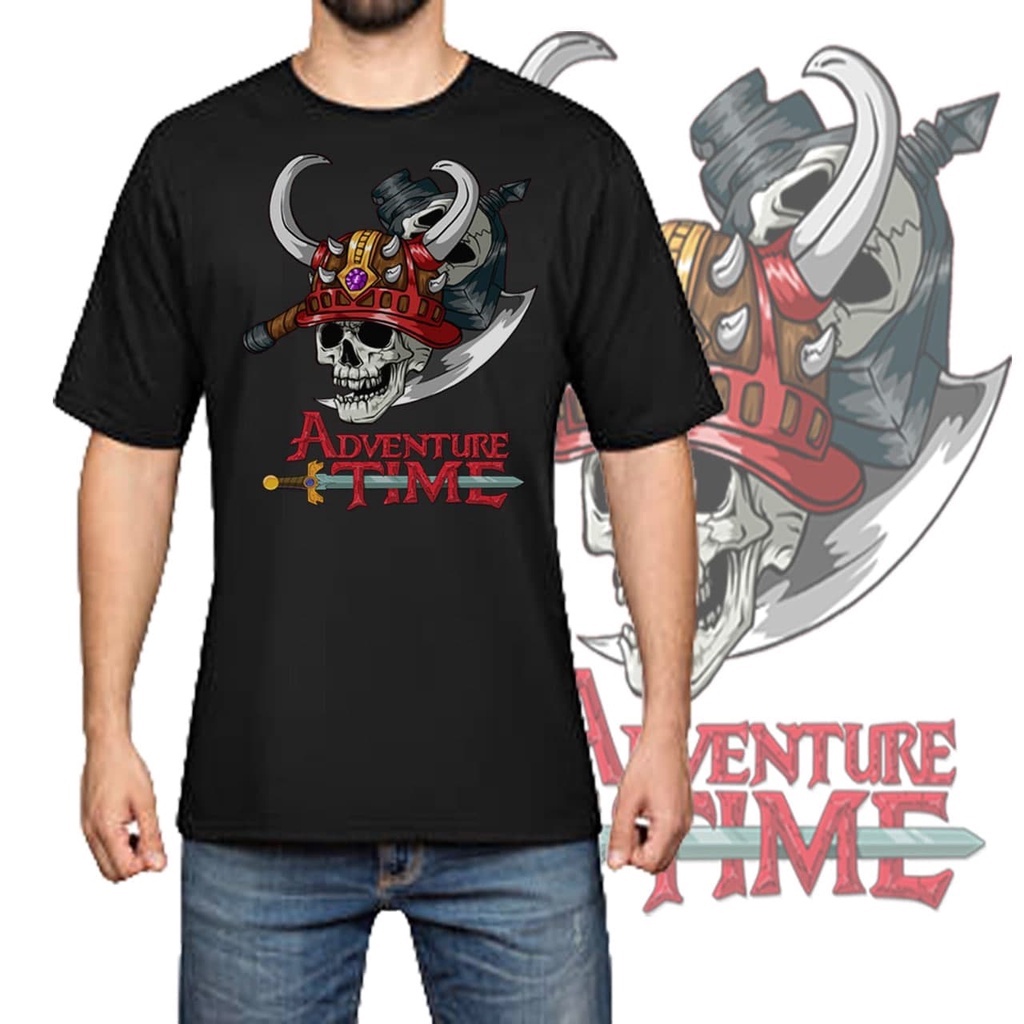 RK - Kaos Pria Adventure Time Baju Kaos Distro Kaos Gambar Printing kaos pria