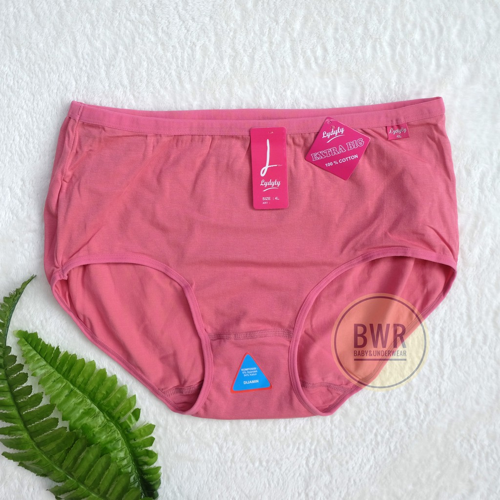 [ 6pc ] CD LYDYLY LD 030 JUMBO | Celana Dalam Wanita Dewasa Big Size - Bwr