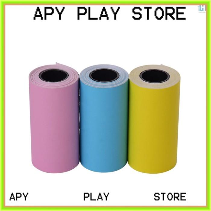

Paper | Printable Color Sticker Paper Roll Direct Thermal Paper With Self-Adhe