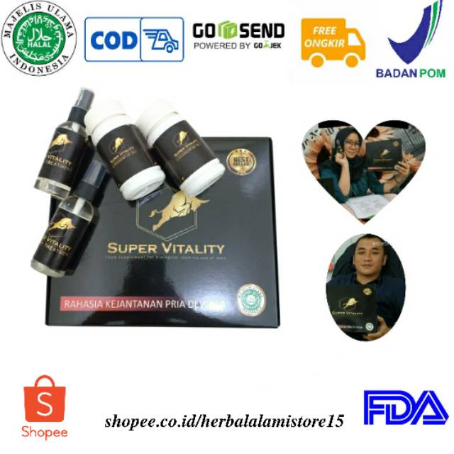 [ORIGINAL] SUPER VITALITY ORIGINAL STAMINA PRIA DEWASA PEMBESAR & PEMANJANG MR.P