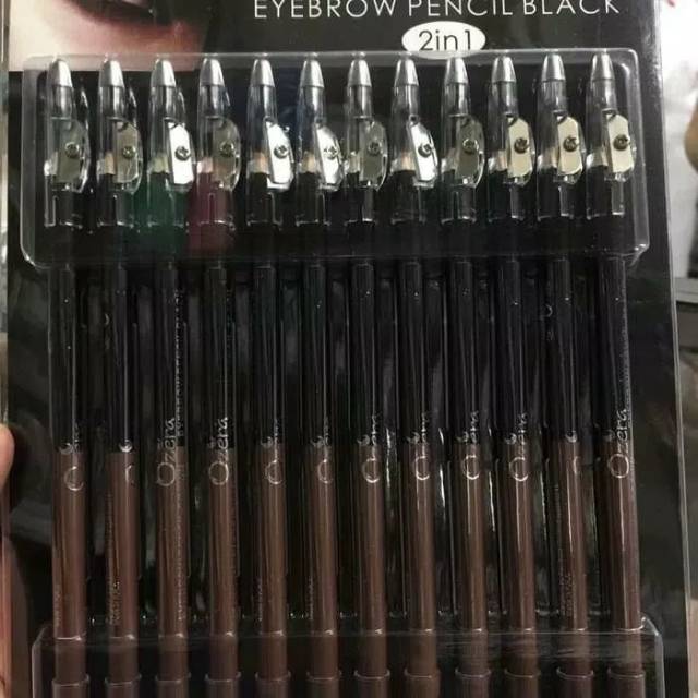 Pensil Alis Ozera 2 in 1 Original Bpom hrg ecer
