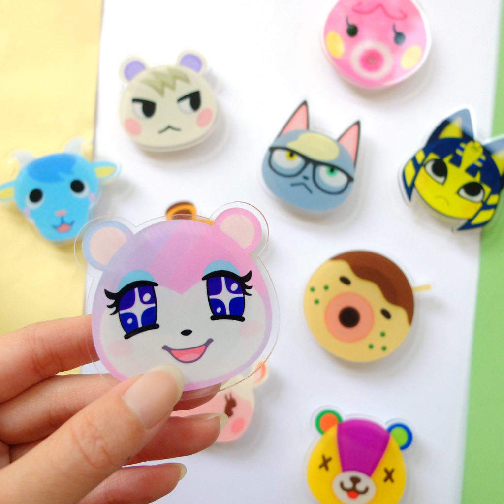 Animal Crossing softcase Popstand Popsocket Casing Hape Cute Griptok akrilik lucu custom ancros