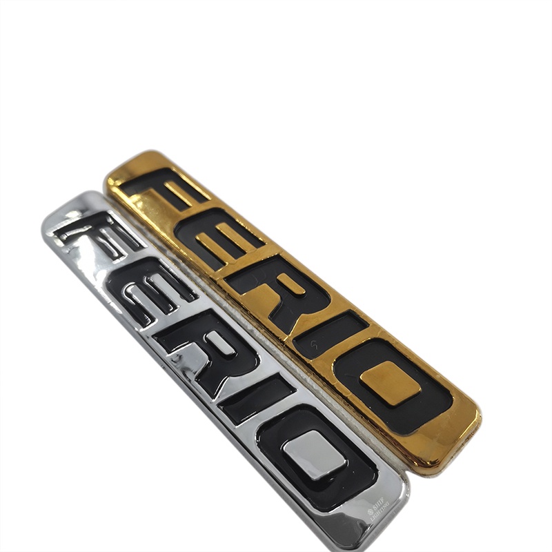 1pc Stiker Emblem Logo CIVIC Ferio Bahan ABS Warna Emas Untuk Bagasi Belakang Mobil HONDA Ferio