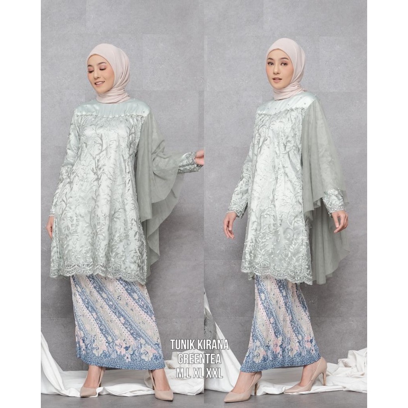 Kadai.baju / Kebaya tunik / Kebaya wisuda / Kebaya modern / Tunik kirana Size M L XL XXL