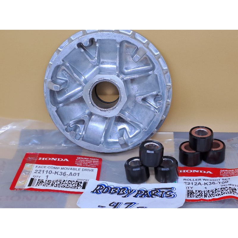 Rumah roller only + Roller K36 Vario 150 Old Vario 150 New - Vario 125 esp Vario 125 New Ori