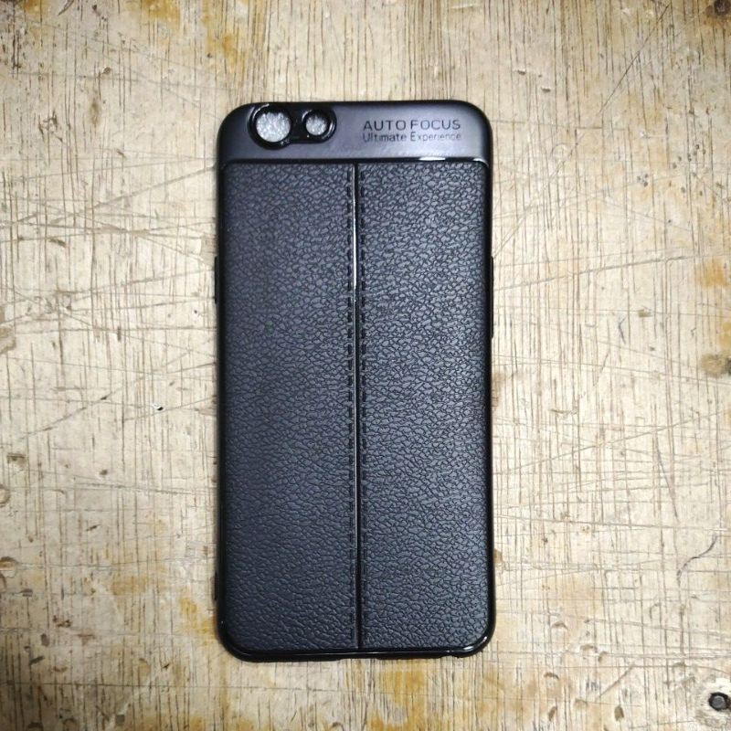 oppo a59 / f1s silikon soft case karet hitam murah meriah