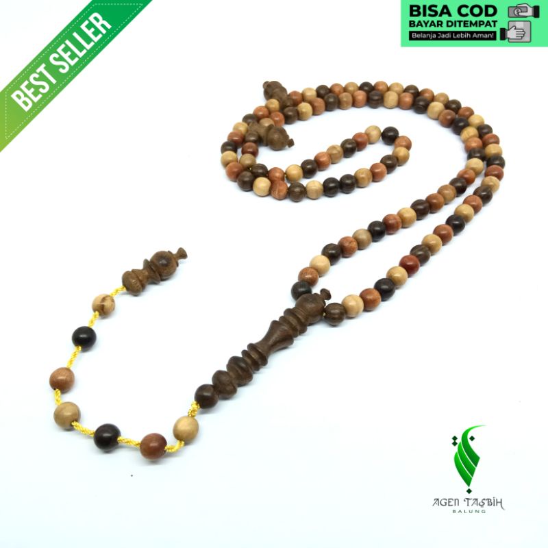 TASBIH KOMBINASI KALIMASADA, DEWANDARU, SETIGI &quot;KDS&quot; size 8mm ORIGINAL!!