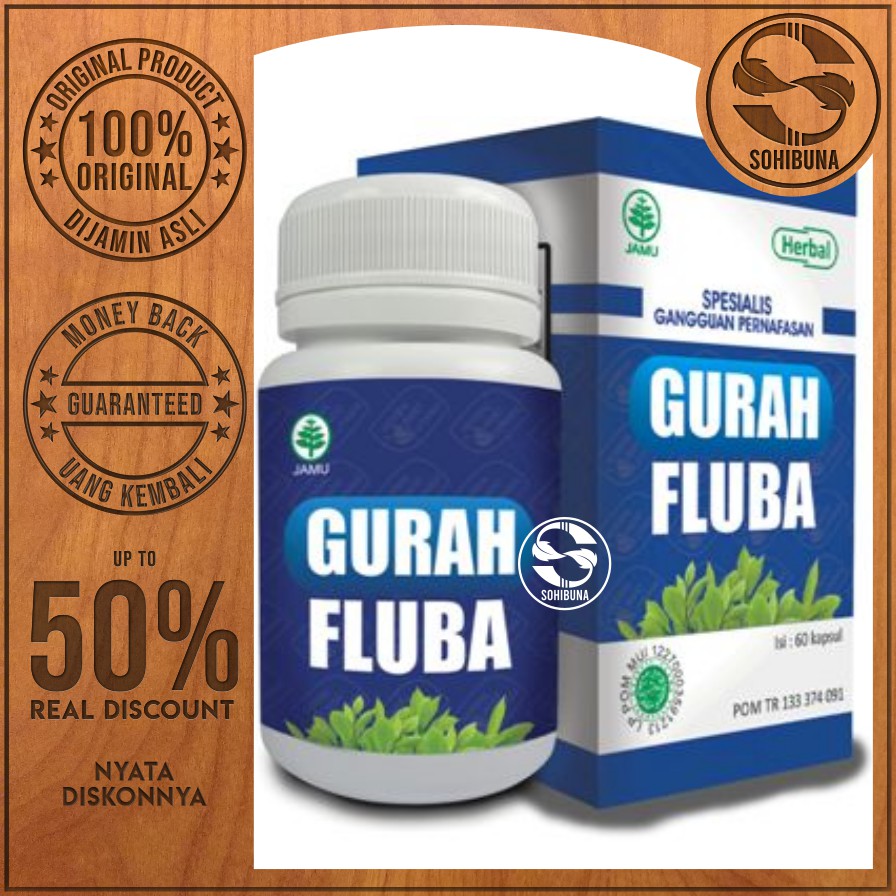 HIU Gurah Fluba Obat Batuk Herbal  Obat  Flu Herbal  