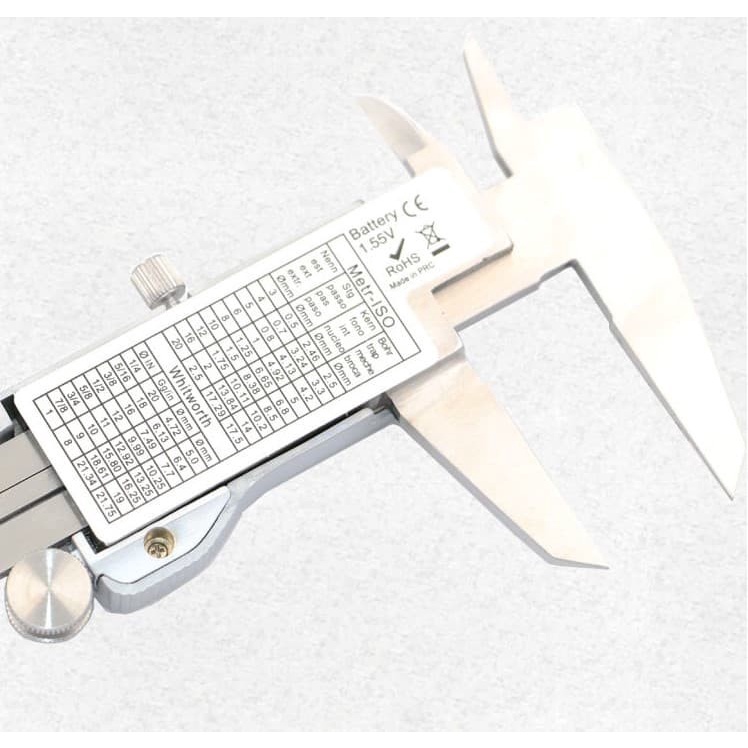 Taffware Jangka Sorong Digital LCD Vernier Caliper Micrometer 15CM - SH20 - Silver