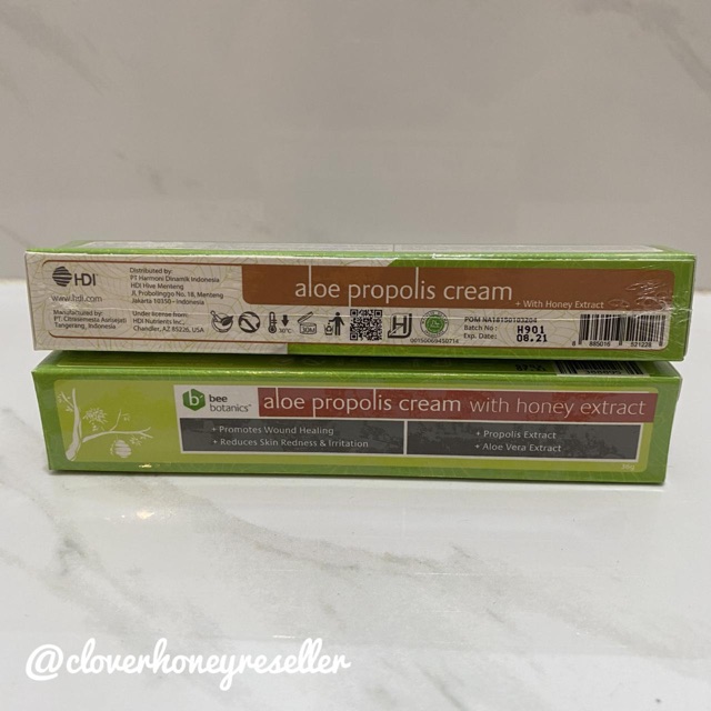 HDI Aloe Propolis Cream (100% ORI) gigitan serangga, obat luka bakar