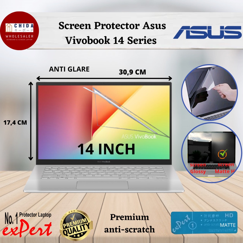 Anti Gores Layar Laptop /screen guard / screen protector / laptop anti gores laptop 14 matte premium