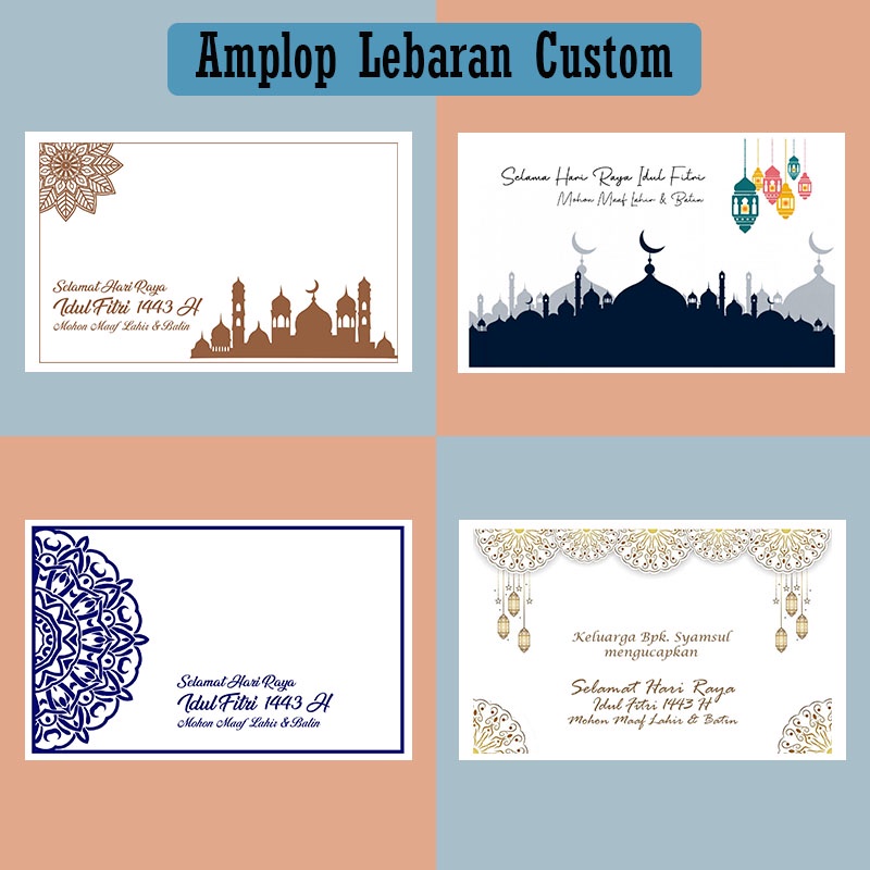 amplop lebaran custom/ angpau custom/ amplop custom