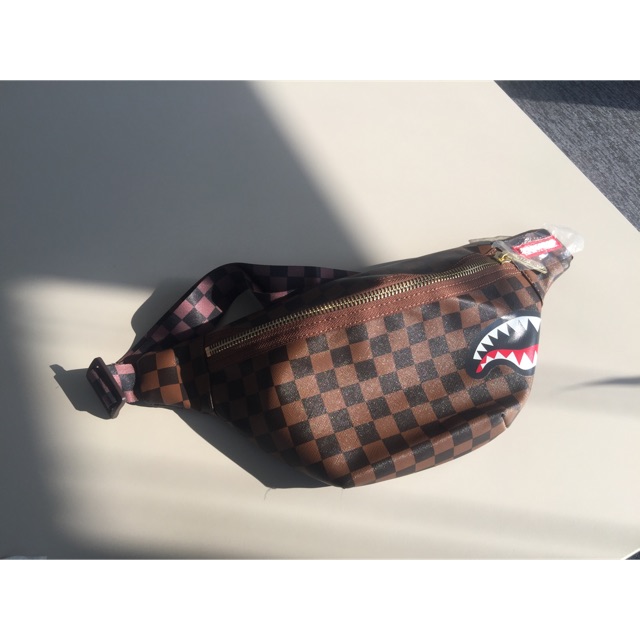 Sprayground shark in paris waist bag