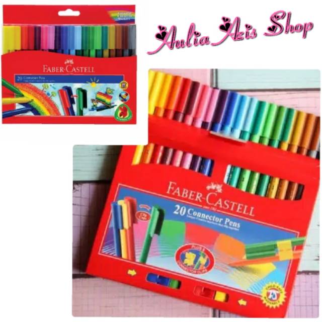 

FABER CASTELL 20 connector pens