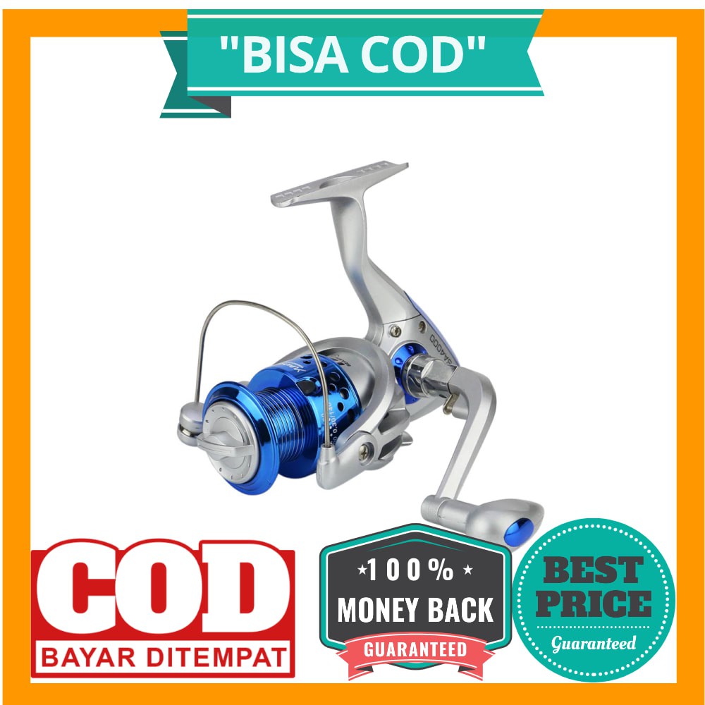 YUMOSHI SA4000 Series Reel Pancing Fishing Reel 5.5:1 Gear Ratio - Silver Blue