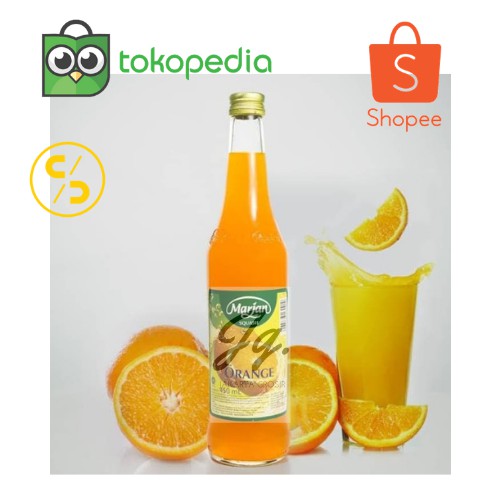 Syrup | Sirup Marjan Boudoin Squash Orange 450 ml | Jeruk