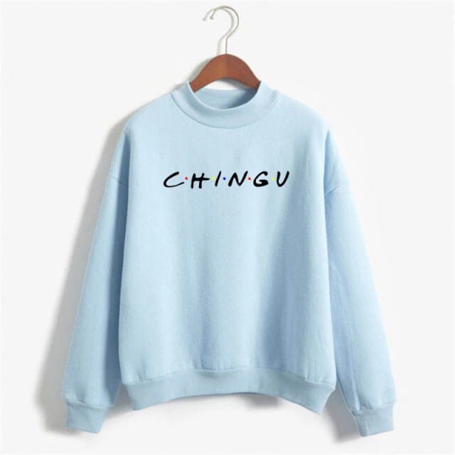 SWEATER WANITA CHINGU /// ATASAN ALA KOREA FLEECE CASUAL TEBAL KEKINIAN TERBARU''