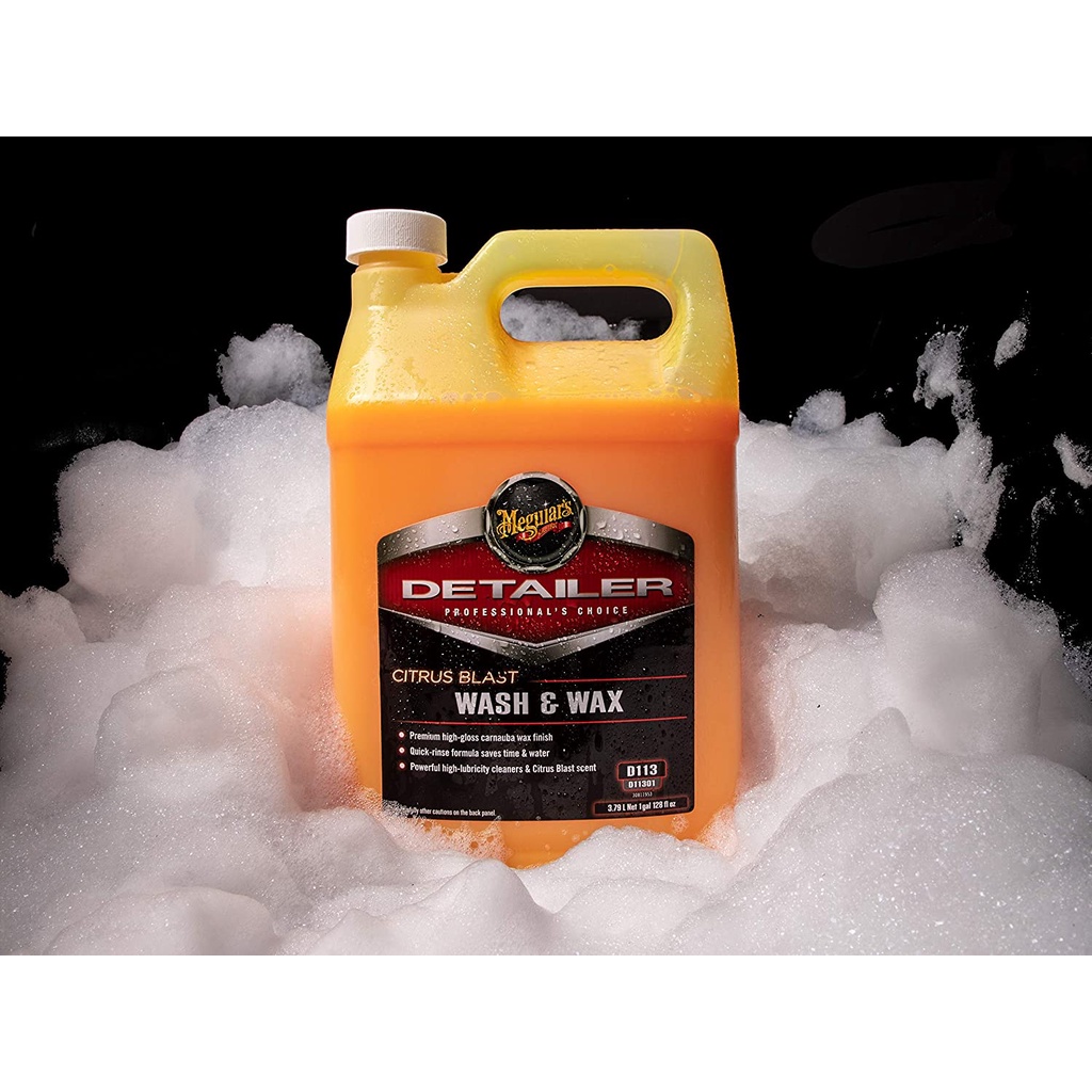 Meguiars CITRUS BLAST WASH &amp; WAX SHAMPOO D113 3,79L