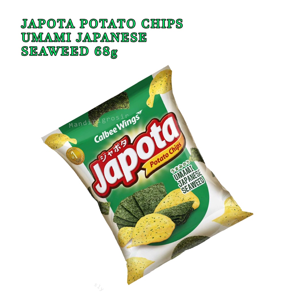 JAPOTA POTATO * CHIPS UMAMI * JAPANESE SEAWEED * 68g