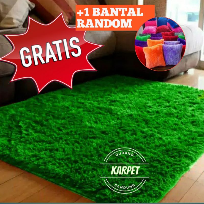 Karpet Lantai Murah Bulu Rasfur Ukuran besar 150X200X4,5 Karpet Tidur Empuk Karpet Ruang Tamu Bulu