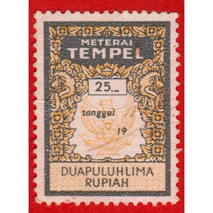 Materai Rp 25 Tahun 1976 sd 1980