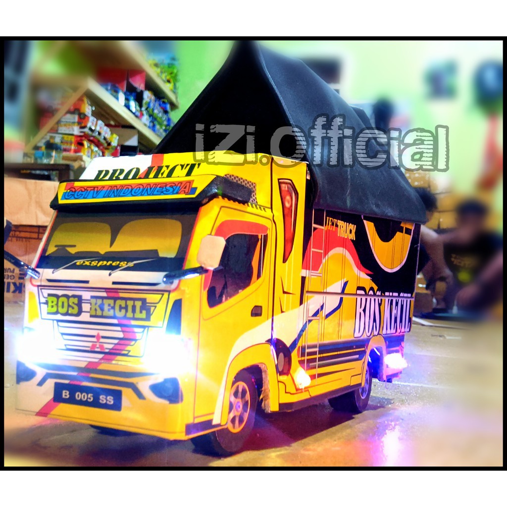 Gd53t Miniatur Truk Oleng Mania P 30 Lainnya Dilengkapi Lampu Terpal Truck Oleng Mania Murah Shopee Indonesia